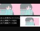 きゅうくらりん関数アートを比較してみた