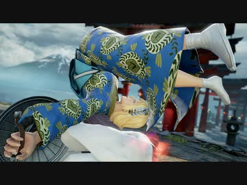 [SC6 ryona]新春キモノ女子マッスルバスター祭