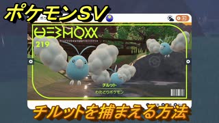 ポケモンＳＶ　チルットを捕まえる方法！出現場所は？図鑑No.２１９　ポケモン図鑑を埋めよう！　【スカーレット・バイオレット】