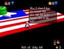 紹介するほどでもない改造マリオ64シリーズ【4th of July 64編】
