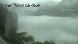 特急ワイドビューひだ　岐阜～富山⑤【下呂→飛騨小坂(通過)】