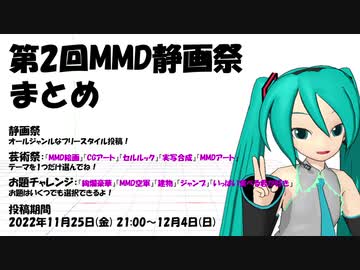 第2回MMD静画祭まとめ