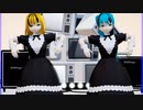 MMD、リン、ミク、計2人、で、ALIVE