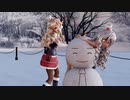 【Ray-mmd】リズミカルにポーラのお尻を叩くザラ姉様