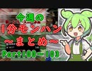 【サンブレイク】今週の1分モンハンまとめ【Part100～103】