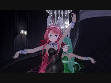【MMD艦これ】バニーペアで吉原ラメント【カメラ移動・字幕無】(1080p_60fps)