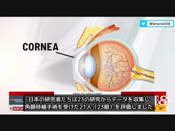 日本の研究で、角膜移植者の全員が接種後に拒絶反応。