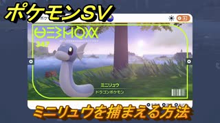 ポケモンＳＶ　ミニリュウを捕まえる方法！出現場所は？図鑑No.３４７　ポケモン図鑑を埋めよう！　【スカーレット・バイオレット】