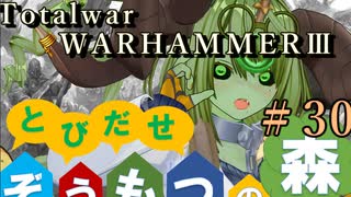 Total War:WARHAMMERⅢ】とびだせ ぞうもつの森！＃３０『キスレフ侵攻』