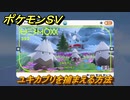 ポケモンＳＶ　ユキカブリを捕まえる方法！出現場所は？図鑑No.３５２　ポケモン図鑑を埋めよう！　【スカーレット・バイオレット】