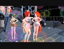 【MMD】アイドル新鋭隊【重音テト　櫻花アリス　波音リツ　茅歌コナギ】