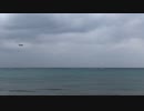 沖縄　那覇　飛行機　着陸2