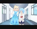 MMD『Sparkle』学校廊下で