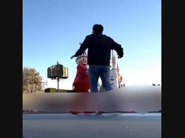 ホモと見るディズニーパレードに乱入して秒で制圧されるオッサン