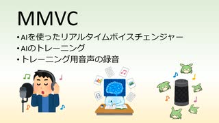 MMVCのヘルパーアプリケーション VC Trainer & Playerについて、ざっくり紹介 (v.1.1)