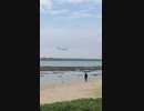 沖縄　飛行機　着陸3