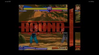 ストリートファイターZERO3　プレイ動画　豪鬼VSリュウ(自分)