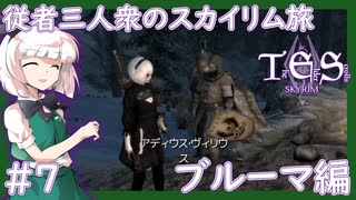 【SkyrimSE/スカイリム】従者三人衆のスカイリム旅(ブルーマ編)#7 【ゆっくり実況】【妖夢/咲夜/鈴仙】