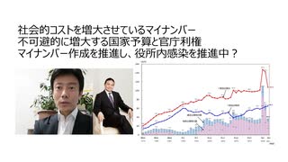 社会的コストを増大させているマイナンバー　不可避的に増大する国家予算と官庁利権　マイナンバーカード作成を推進し、役所内感染を推進中？