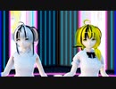 MMD、花凛、可憐、計2人、で、Ｇｌｉｍｍｅｒ