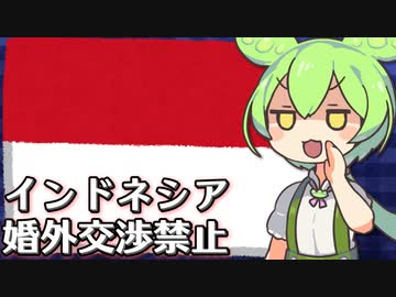 インドネシアで婚外交渉が禁止になる法律が可決、観光へも影響？【VOICEVOX解説】