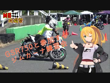 【MS投稿祭】GSR750で参加するジムカーナ練習会