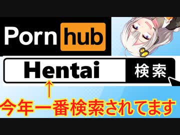 Pornhubで今年一番検索されたワード4年連続で「Hentai」だった