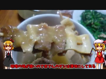 【ルーミアの食レポ】おでん【味噌田楽風】