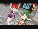 【MMD】追跡！家出少女の実態！【重音テト　櫻花アリス】