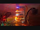 ｢人形の夢と目覚め(お風呂が湧きました)｣を自作4bitCPUを繋いでセラミックコンデンサや同期モータで演奏してみた‼️