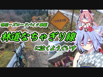 【ロードバイク車載】林道なちゃぎり線に泣くよ､うぐいす【鳴花ヒメ・ミコト】