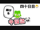 【前回の復習】第四十回 100日後に中国語ペラペラになる編