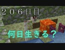 【２０６日目の７回目】ワンブロックの世界をハードコアで生き残れ！