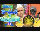 ＃34【シムズ4】ホームレスでコレクション生活【ゆっくり実況】