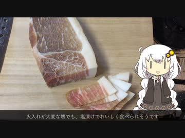 豚ロースの塩漬け