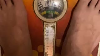 今日の体重は72.5キロです。