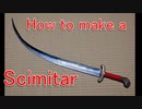 How to make a scimitar(Shamshir) [Cosplay prop tutorial]