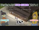 第2話★2人でギリギリ生存なのです【物資極少ZOMBOID協力プレイ】Project Zomboid♪MOZU game's