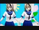 MMD、島風、天津風、計2人、で、群青
