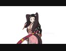【鬼滅の刃MAD】Nezuko zero two dodging meme