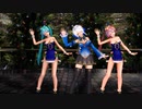 MMD  Tda Miku Haku Teto Christmas (Jingle Bells)