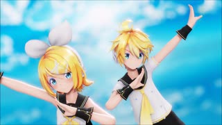 【MMD】スーパーヒーロー【鏡音リン・鏡音レン】