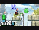 【マリオU】兄弟でスーパープレイが出る冒険の旅【NewスーパーマリオブラザーズU】 #11