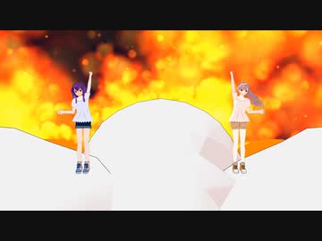 【MMD】燃える艦これっぽい仲間たちでFire！