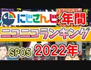 年間にじさんじニコニコランキングSP05 2022年