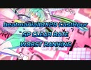 IIDX29 CastHour SP LEVEL1-12 CLEAR RATE WORST10(1/2)