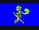 フィットネスバイクを漕ぐずんだもんBB