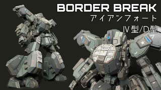 外装ほぼスクラッチ BORDER BREAK アイアンフォートⅣ型/D型