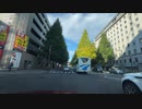紅葉を見に蔵王エコーラインを目指すドライブ　2　マツダ２車載　北仙台、北四番丁、仙台市役所前、広瀬通　2022　1029