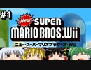ゆっくりたちが「NewスーパーマリオブラザーズWii」を攻略するよ。part1【ゆっくり実況】